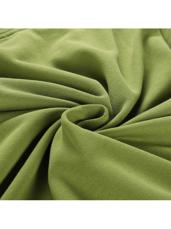 ALPINE PRO Férfi pamut kapucnis pulóver ALPINE PRO LOKK teknősbarna