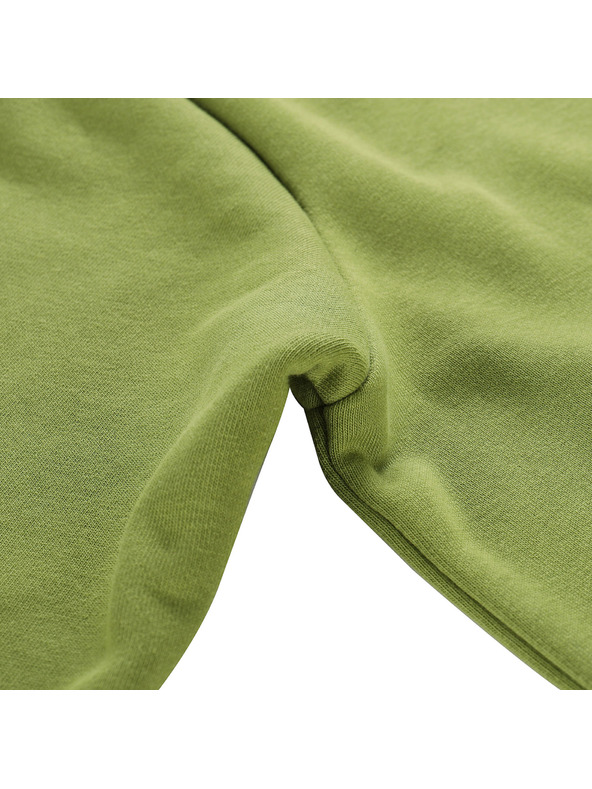 ALPINE PRO Férfi pamut kapucnis pulóver ALPINE PRO LOKK teknősbarna