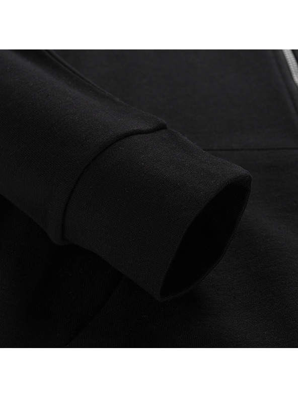 ALPINE PRO Férfi pamut kapucnis pulóver ALPINE PRO LOKK fekete