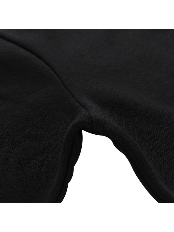 ALPINE PRO Férfi pamut kapucnis pulóver ALPINE PRO LOKK fekete