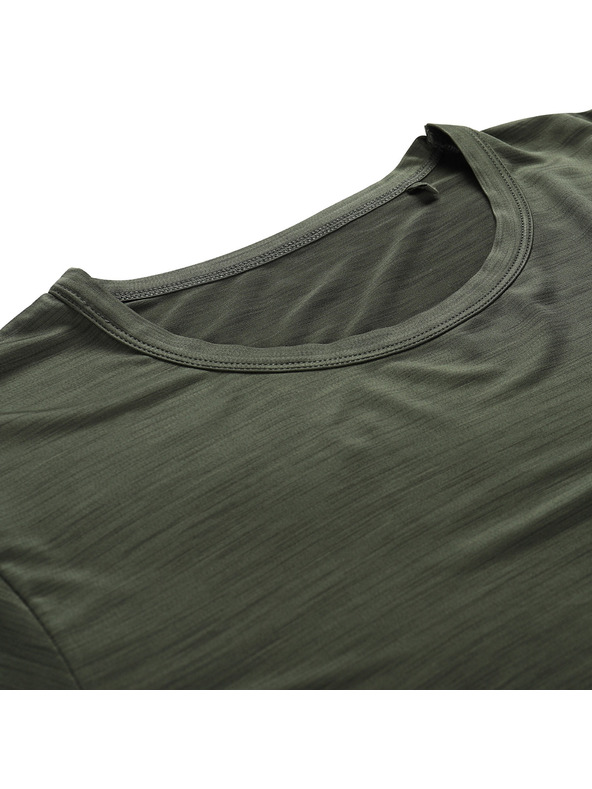 ALPINE PRO ALPINE PRO BASIK férfi gyorsan száradó cool dry póló katonazöld