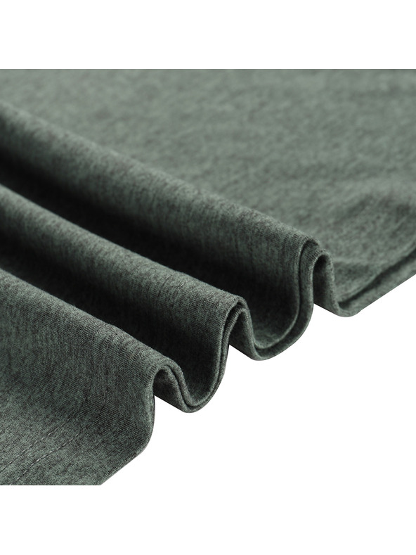 ALPINE PRO ALPINE PRO GORAF 2 férfi melírozott újrahasznosított anyagú póló babérkoszorú változat