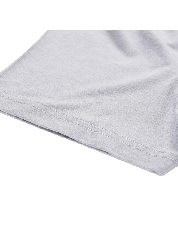 ALPINE PRO ALPINE PRO GORAF 2 férfi melírozott újrahasznosított anyagú póló high rise változat