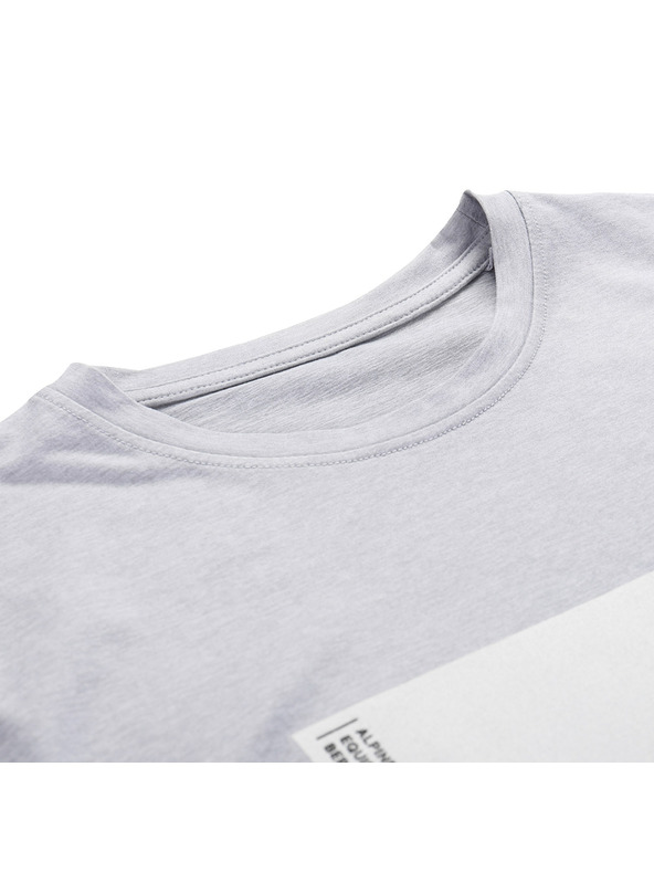 ALPINE PRO ALPINE PRO GORAF 2 férfi melírozott újrahasznosított anyagú póló high rise változat