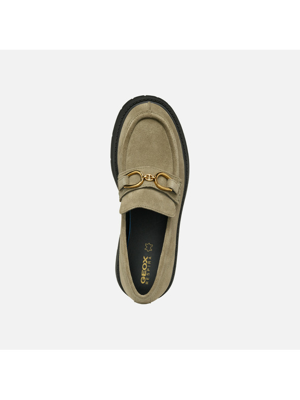 Geox Bézs színű női Geox Spherica Ec7 loaferek