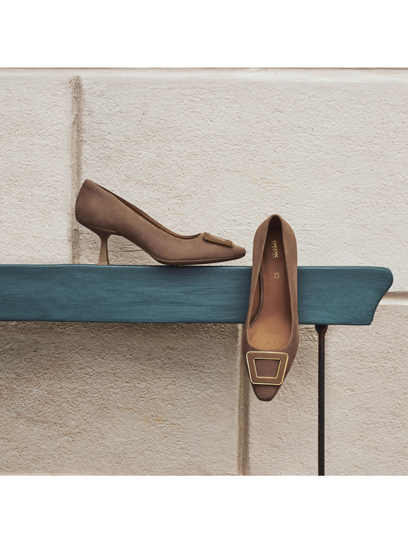 Geox Szürke Geox Giselda női magassarkú