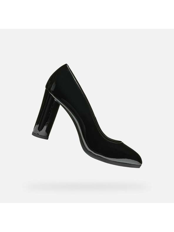 Geox Fekete női magassarkú cipő Geox Walk Pleasure 90