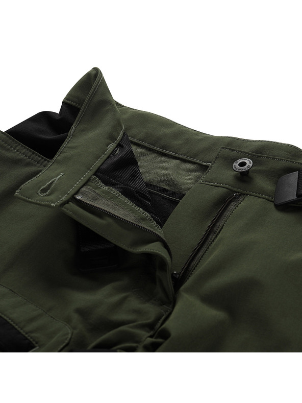 ALPINE PRO Női softshell nadrág ALPINE PRO AKANA 2 puska zöld