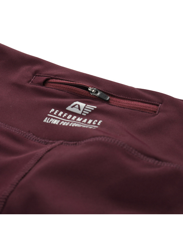 ALPINE PRO Női gyorsan száradó leggings ALPINE PRO GARELA füge