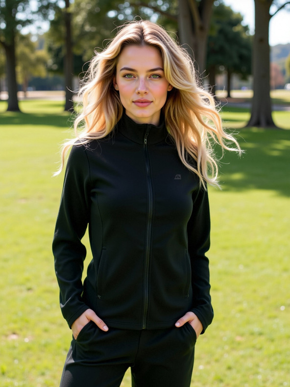 ALPINE PRO Női polár pulóver ALPINE PRO SIUSA 2 fekete