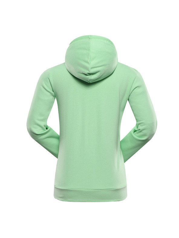 ALPINE PRO Női pamut pulóver ALPINE PRO LOKKA paradise green