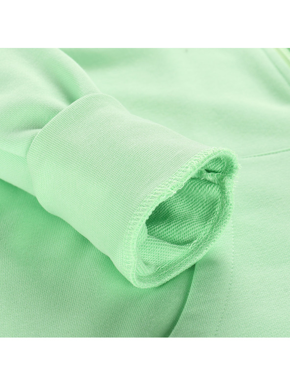 ALPINE PRO Női pamut pulóver ALPINE PRO LOKKA paradise green