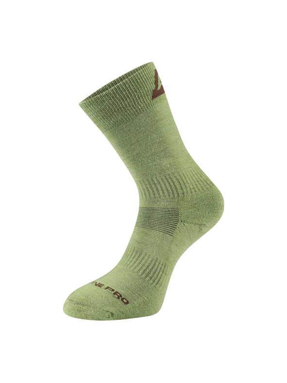 ALPINE PRO Antibakteriális zokni merino gyapjúból ALPINE PRO ERATE turtle green