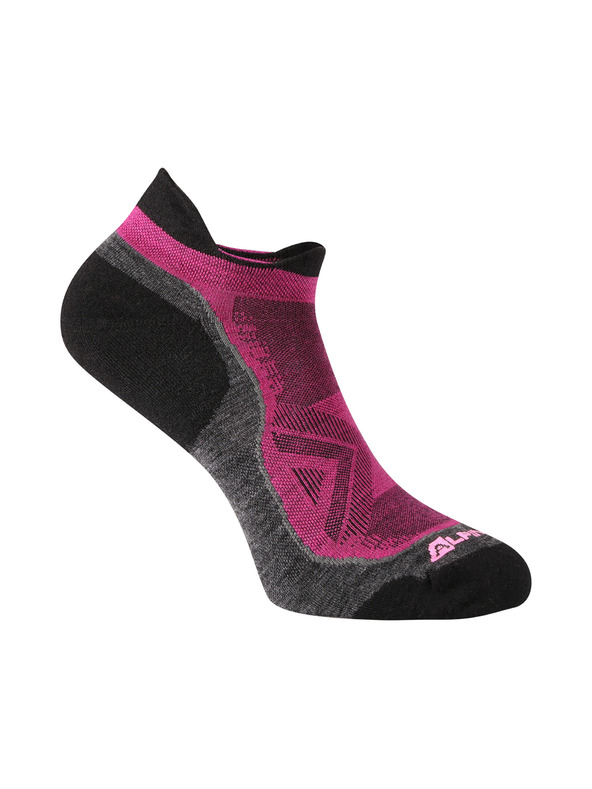 ALPINE PRO Bokacsipke zokni merino gyapjúból ALPINE PRO WERDE neon pink