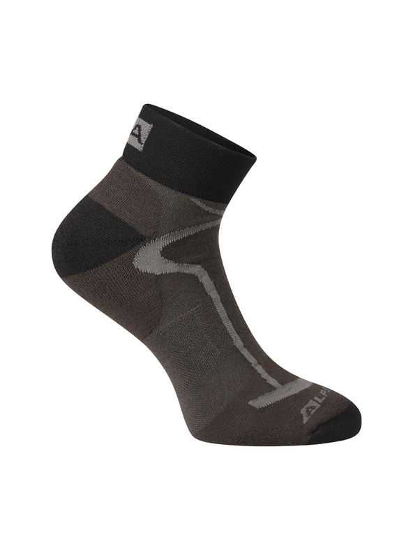 ALPINE PRO Sport bokacsipke zokni ALPINE PRO GANGE sötétszürke