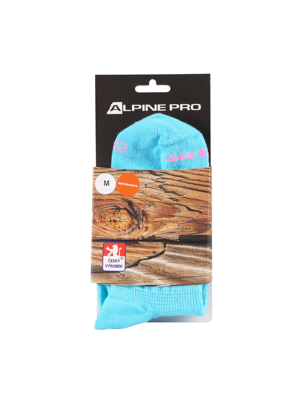 ALPINE PRO Sport bokacsipke zokni ALPINE PRO COOLE aqua sea