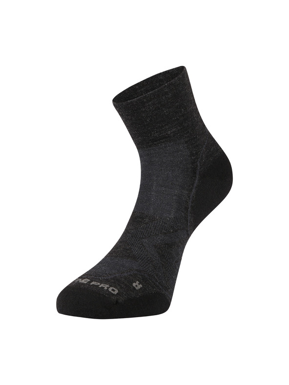 ALPINE PRO Antibakteriális merino gyapjú zokni ALPINE PRO DERERE black