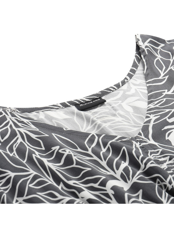 ALPINE PRO Női nyári ruha ALPINE PRO NIEWA dk. true gray varianta pb