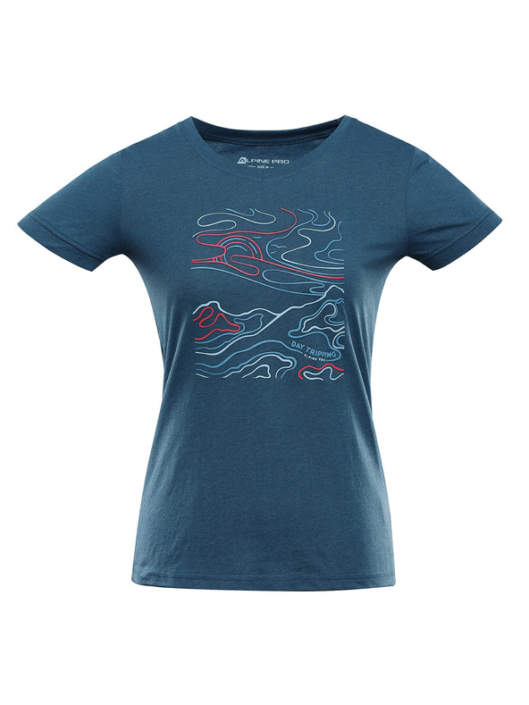 ALPINE PRO Női gyorsan száradó póló cool dry ALPINE PRO NEGA 2 moroccan varianta pa