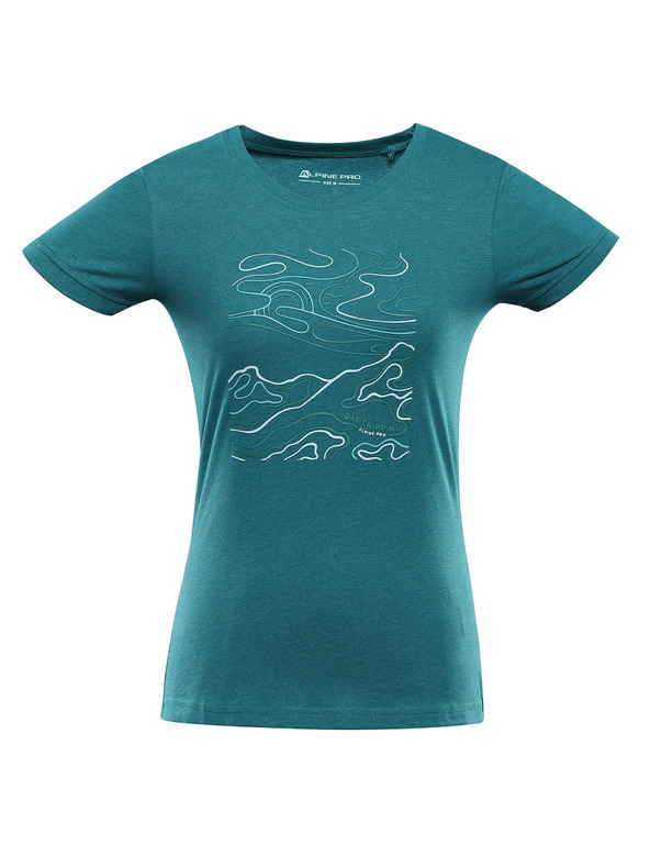 ALPINE PRO Női gyorsan száradó póló cool dry ALPINE PRO NEGA 2 bayou varianta pa