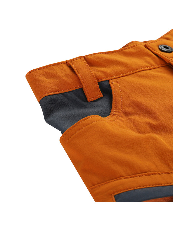 ALPINE PRO Gyerek softshell nadrág ALPINE PRO AKANO őszi juhar