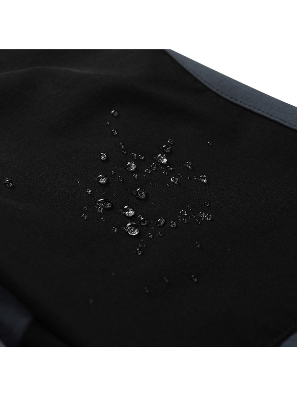 ALPINE PRO Gyerek softshell nadrág ALPINE PRO AKANO fekete