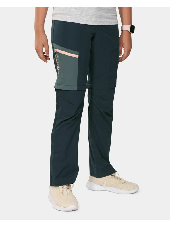 Kilpi Kilpi Lányok Outdoor nadrág HOSIO-JG Sötétzöld