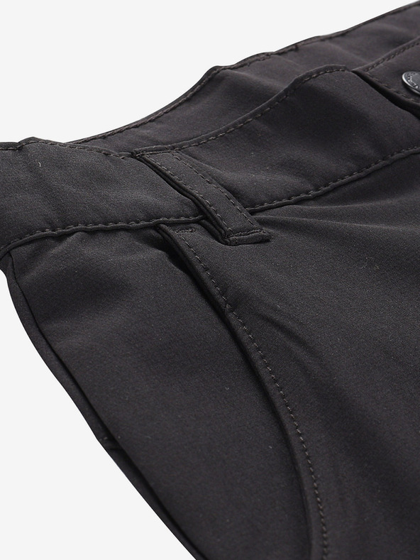 ALPINE PRO Gyerek softshell rövidnadrág ALPINE PRO BAKO fekete