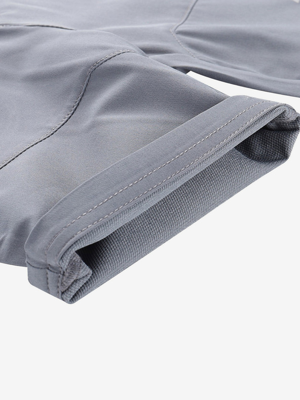 ALPINE PRO Szürke gyerek softshell rövidnadrág ALPINE PRO Bako