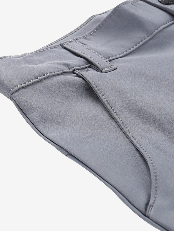 ALPINE PRO Szürke gyerek softshell rövidnadrág ALPINE PRO Bako