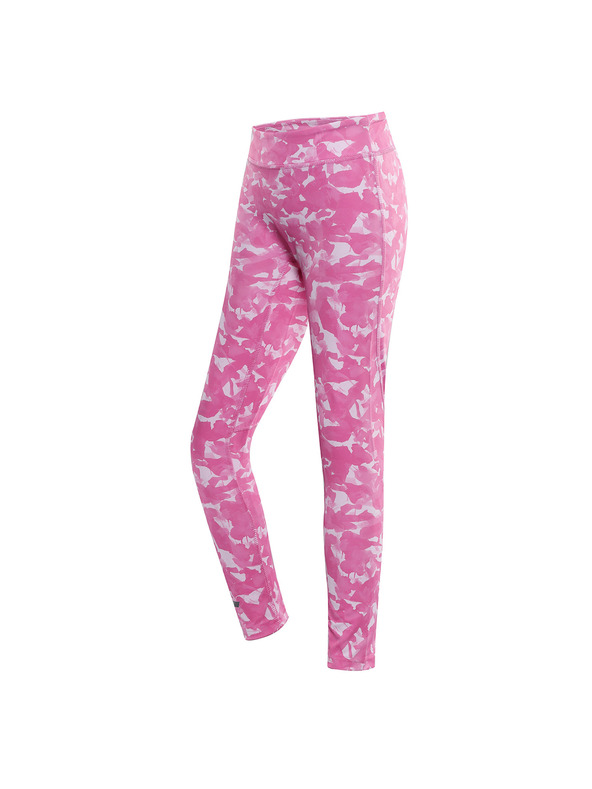 ALPINE PRO Gyerek gyorsan száradó leggings ALPINE PRO MARDO neon rózsaszín változat pb