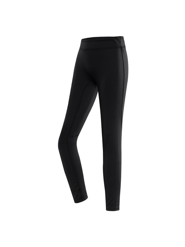 ALPINE PRO Gyerek gyorsan száradó leggings ALPINE PRO MARDO fekete
