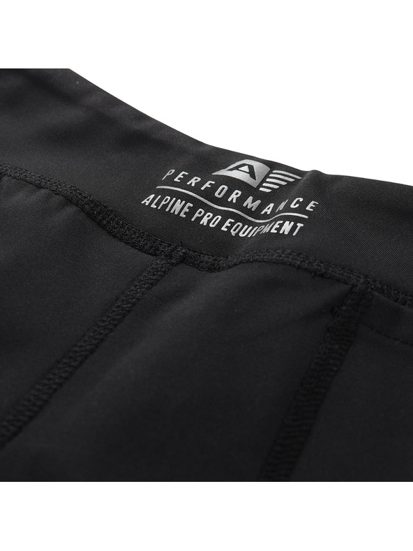 ALPINE PRO Gyerek gyorsan száradó leggings ALPINE PRO MARDO fekete