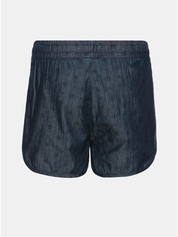 Sam 73 Sötétkék mintás farmer rövidnadrág SAM 73