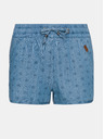 Sam 73 Kék mintás lány farmer rövidnadrág SAM 73
