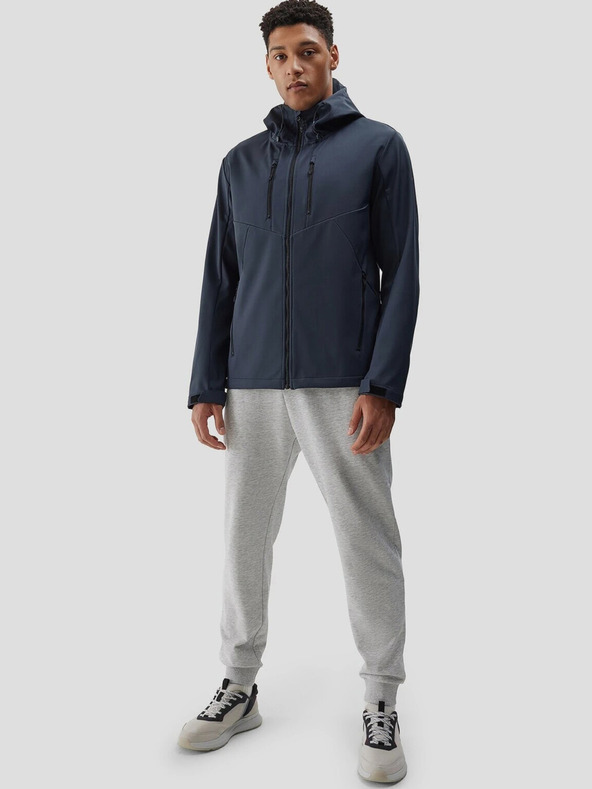 4F Férfi szélálló softshell kabát membrán 8000 4F