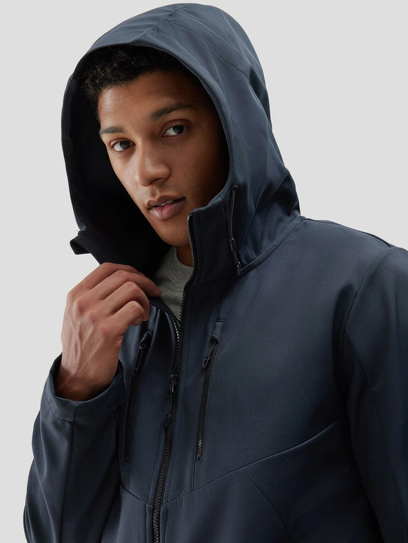 4F Férfi szélálló softshell kabát membrán 8000 4F