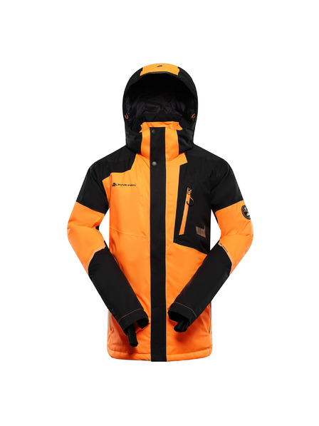 ALPINE PRO Férfi sí dzseki ptx hó membránnal ALPINE PRO DEAR neon sokkoló narancssárga