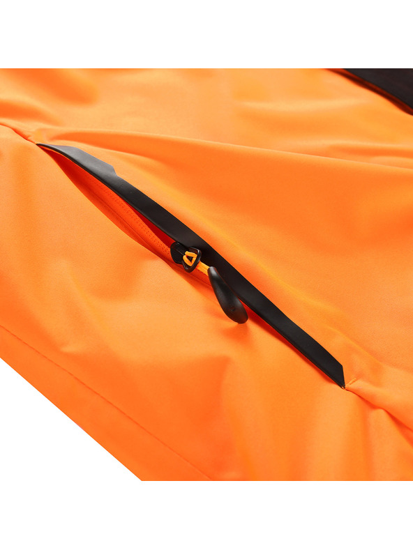 ALPINE PRO Férfi sí dzseki ptx hó membránnal ALPINE PRO DEAR neon sokkoló narancssárga