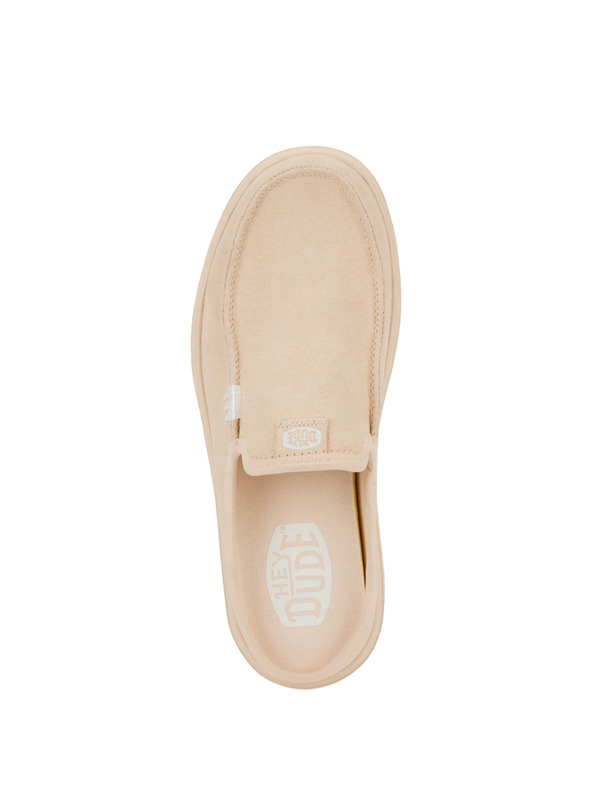 Hey Dude Bézs platformos női papucs Hey Dude