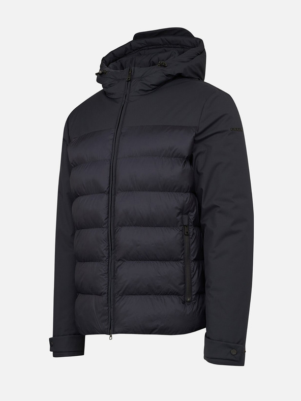 Geox Fekete férfi steppelt kabát Geox Sapienza