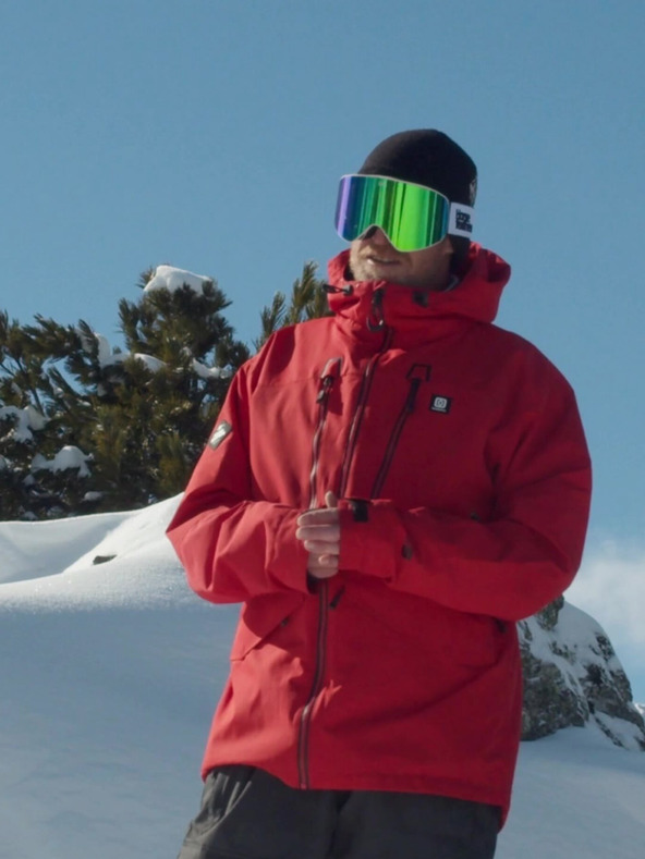 Horsefeathers Halen II kabát - lángvörös méret L HORSEFEATHERS