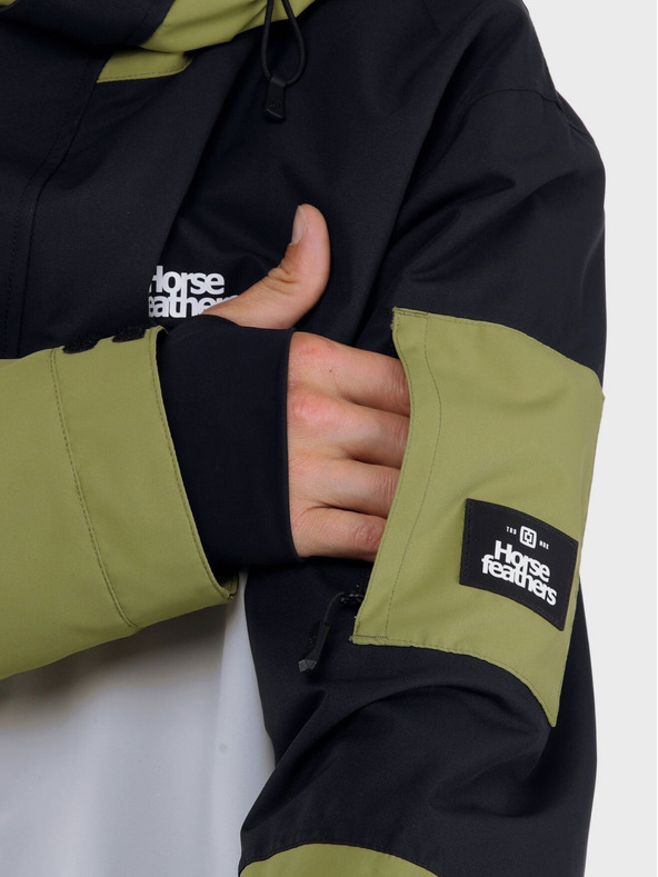 Horsefeathers Ripple Jacket - fekete/iguana méret L HORSEFEATHERS