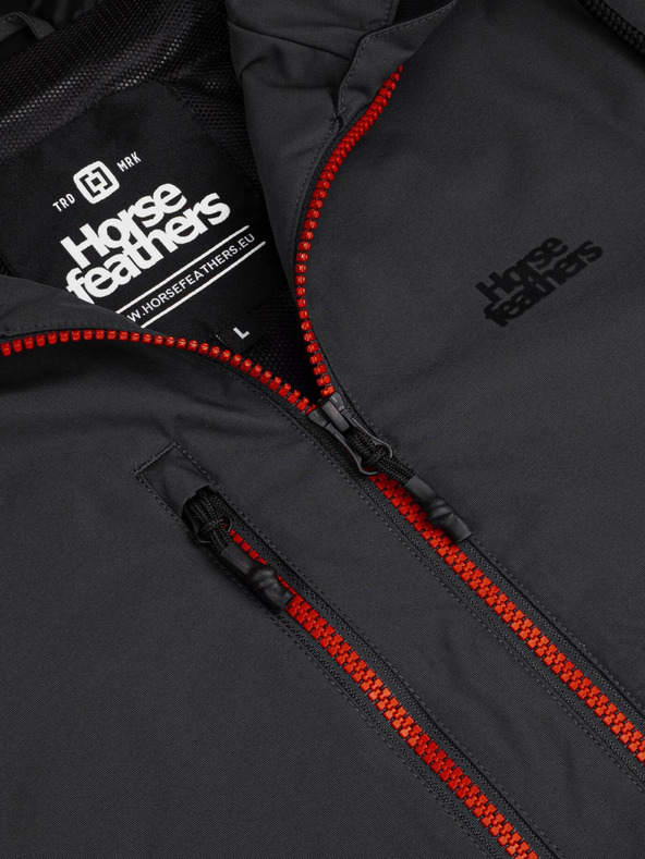 Horsefeathers Closter II kabát - fantom/láva piros méret L HORSEFEATHERS