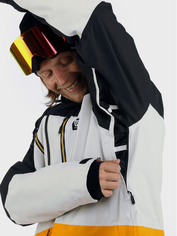 Horsefeathers Halen II szigetelés nélküli kabát - fekete/sárga, ragyogó sárga méret L HORSEFEATHERS