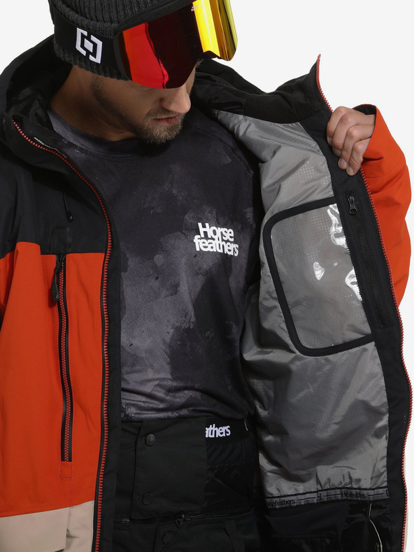 Horsefeathers Halen II kabát - vörös agyag/mojave Lótollak