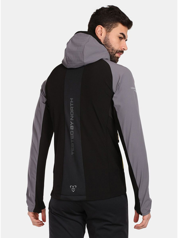 Kilpi Szürke és fekete férfi futódzseki Kilpi BALEO-M