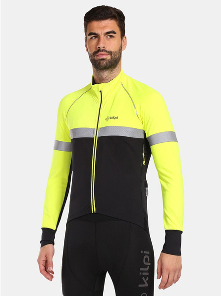 Kilpi Sárga és fekete férfi softshell kerékpáros dzseki Kilpi NERETO-M