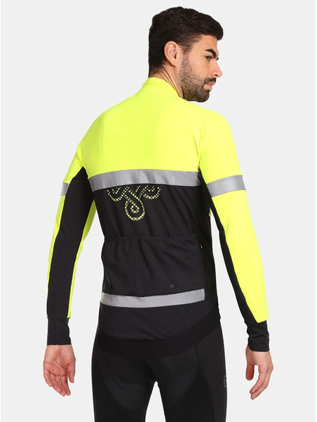 Kilpi Sárga és fekete férfi softshell kerékpáros dzseki Kilpi NERETO-M