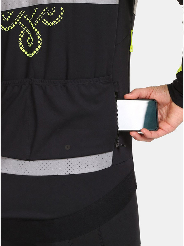 Kilpi Sárga és fekete férfi softshell kerékpáros dzseki Kilpi NERETO-M